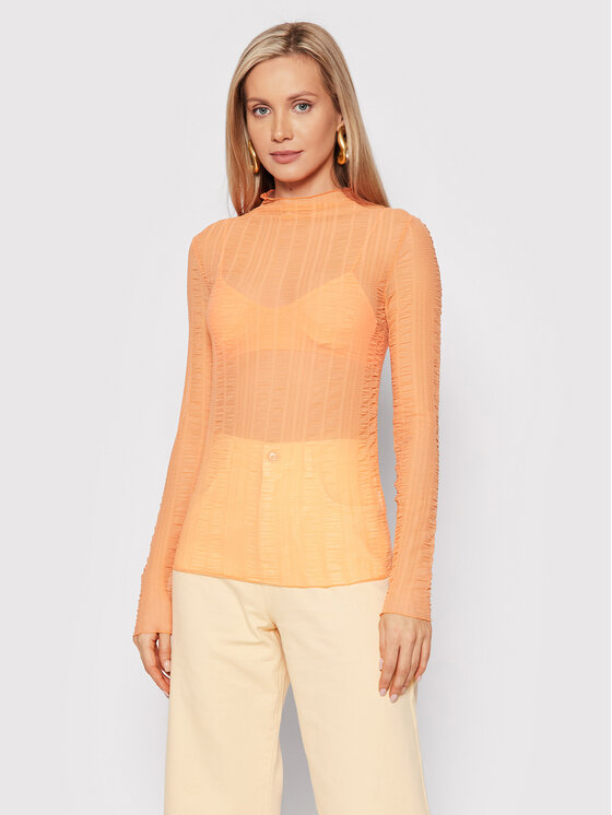Patrizia Pepe Blusa 8C0513/A029-R744 Arancione Regular Fit