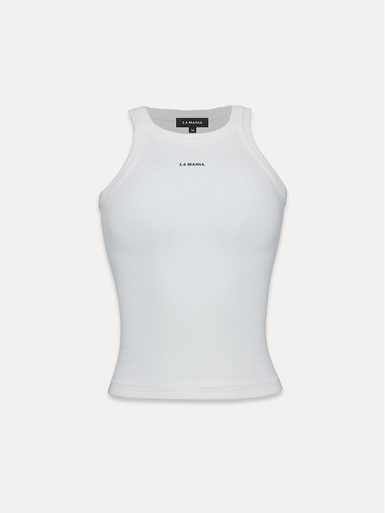 La Mania La Mania Top VENO Biały Basic Fit