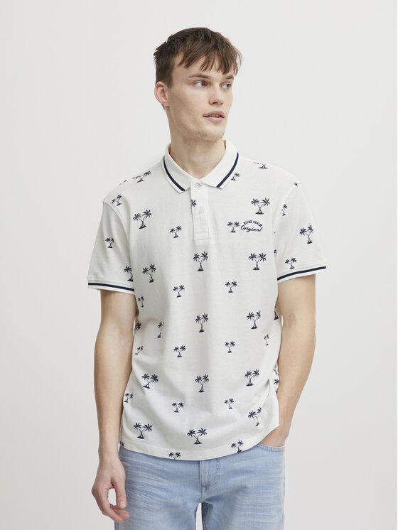 Blend Blend Polo majica 20715468 Bela Regular Fit