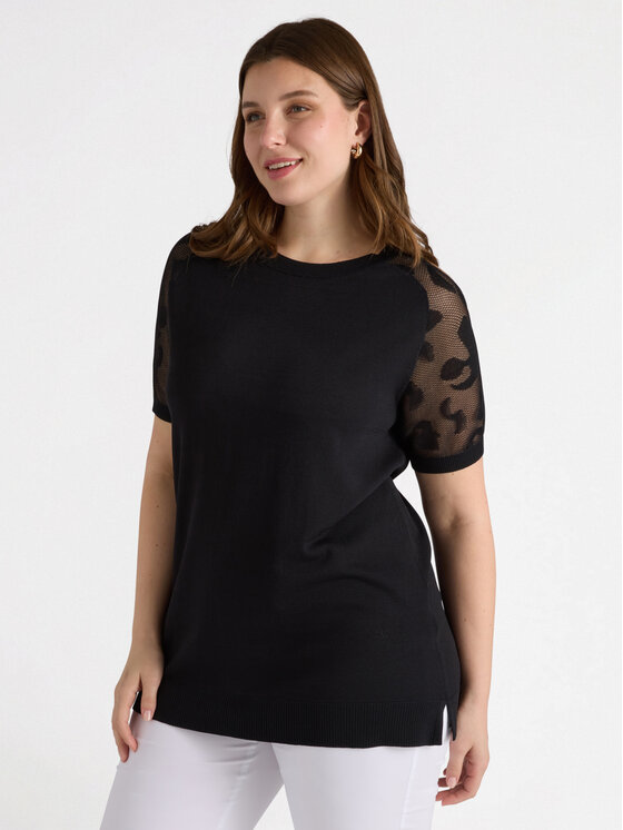 Fiorella Rubino Fiorella Rubino Cardigan M538L007908N033 Nero Regular Fit
