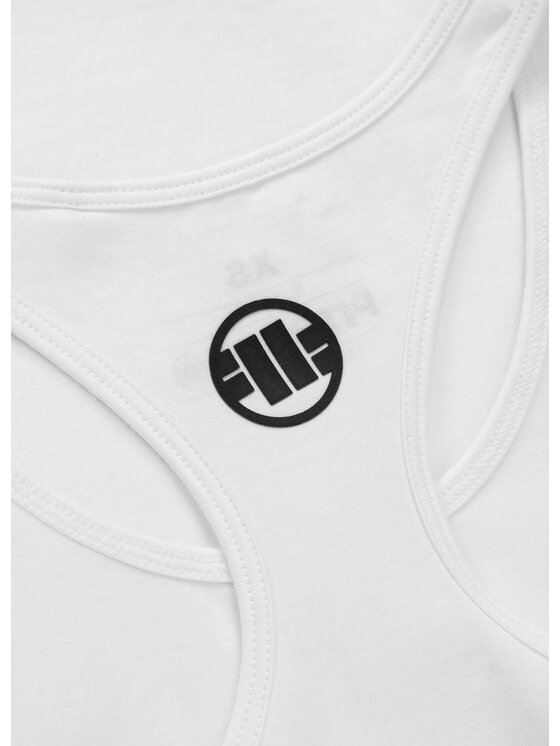 PITBULL PITBULL Tank top Tank Top damski Rib PITBULL R XS Biały Regular Fit