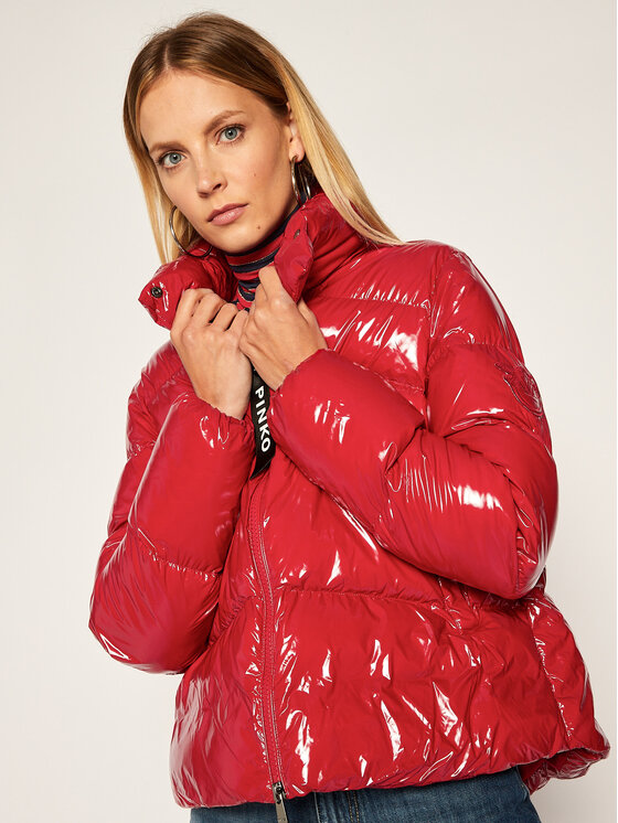 PINKO PINKO Geacă de iarnă Mirco Caban Al 20-21 BLK01 1G154H Y6BJ Roșu Regular Fit