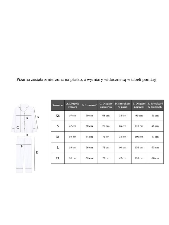 White pocket White pocket Piżama Satynowa Biały Regular Fit