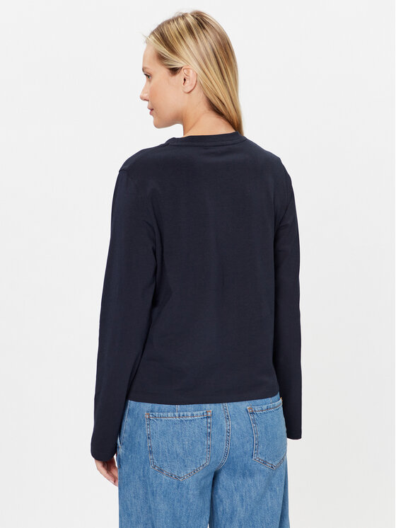 Tommy Hilfiger Tommy Hilfiger Majica Mini Corp Logo WW0WW39784 Tamnoplava Relaxed Fit