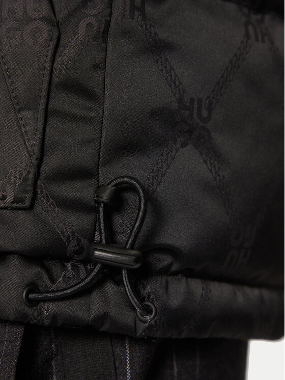 HUGO HUGO Bezrękawnik Baltino2411 50525366 Czarny Slim Fit