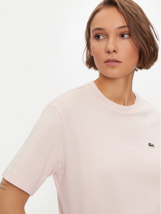 Lacoste Lacoste Tričko TF7215 Ružová Loose Fit