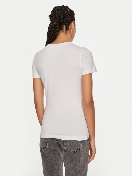 Versace Jeans Couture Versace Jeans Couture T-shirt 77HAHT02 CJ03T Bianco Slim Fit