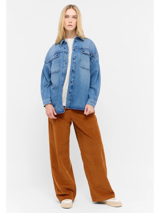 Mustang Mustang Camicia Style Avilla Blu Loose Fit