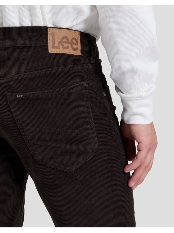Lee Lee Jeansy DAREN Brązowy Straight Leg