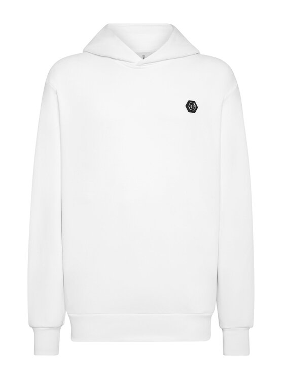 PHILIPP PLEIN PHILIPP PLEIN Bluza 14863 Biały Regular Fit