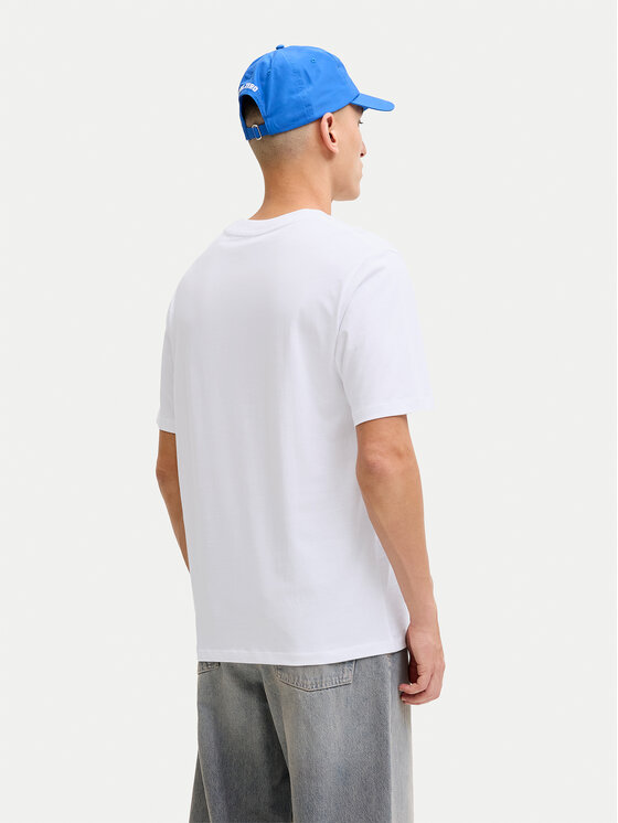 Jack & Jones Jack & Jones Póló Fusion 12289863 Fehér Regular Fit