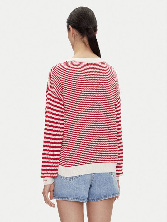 Pepe Jeans Pepe Jeans Sweater Poppy PL702278 Piros Regular Fit