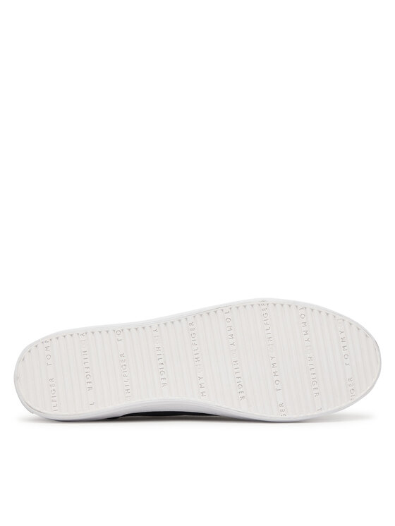 Tommy Hilfiger Tommy Hilfiger Sneakersy Th Foxing Sneaker Canvas FW0FW09170 Granatowy