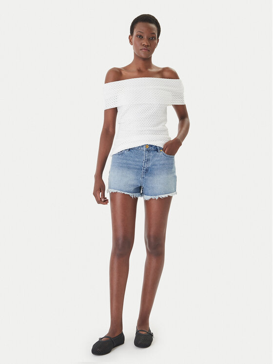 MICHAEL Michael Kors MICHAEL Michael Kors Szorty jeansowe MS6900MLAA Niebieski Regular Fit