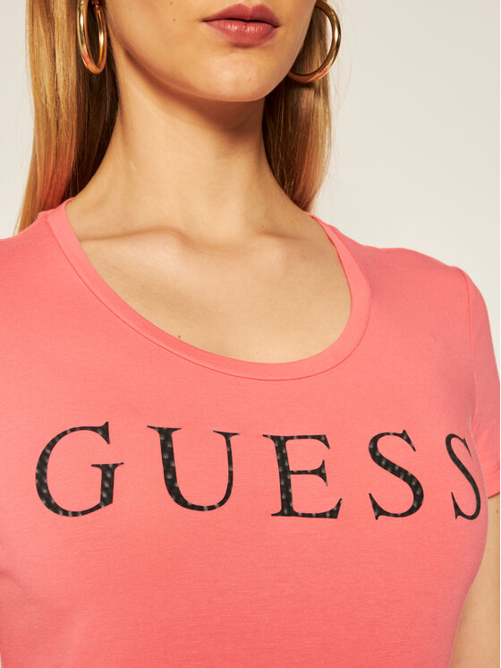 Guess Guess Футболка Emma W0YI0F J1300 Рожевий Regular Fit