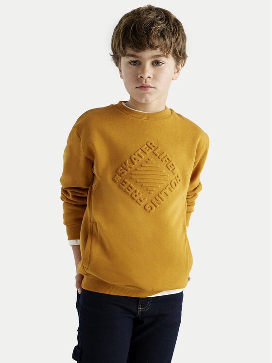 Mayoral Mayoral Світшот 7448 Жовтий Regular Fit