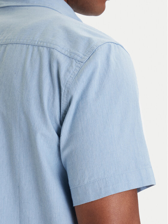 Quiksilver Quiksilver Cămașă Mw Premium Stretch EQYWT04623 Albastru celest Regular Fit