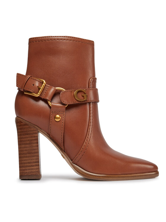 Guess Guess Μποτάκια Lanky FLPLAN LEA10 Καφέ