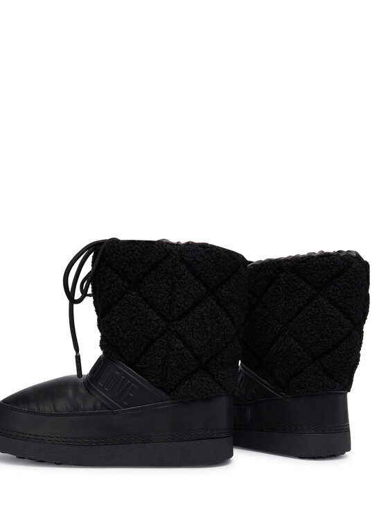 LOVE MOSCHINO LOVE MOSCHINO Апрески JA24422G0NISJ00Bcz Черен
