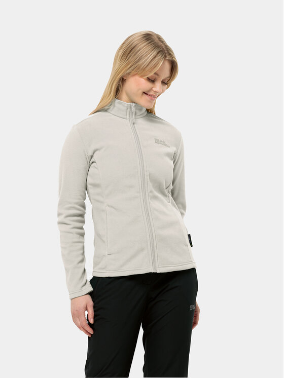 Jack Wolfskin Fleecová mikina Taunus Fz 1711391 Sivá Regular Fit