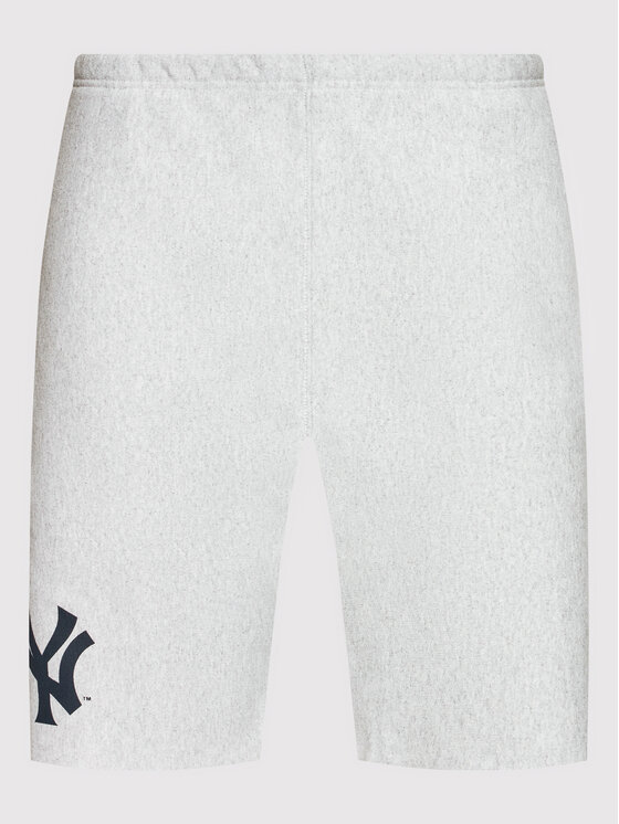 Champion Champion Sportske kratke hlače New York Mlb 216666 Siva Regular Fit