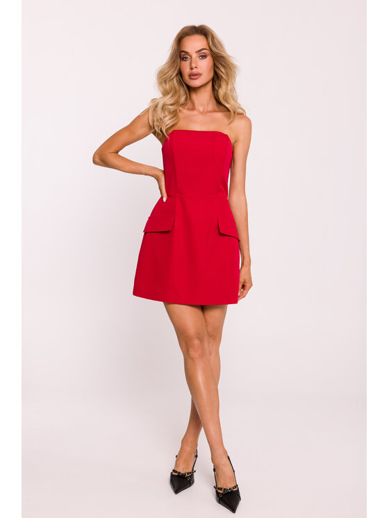 Made of Emotion Made of Emotion Vestito da giorno M794 Rosso Active Fit