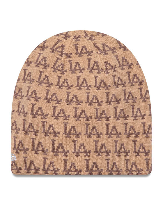 New Era New Era Czapka Jacquard Skull Bean 60565440 Beżowy