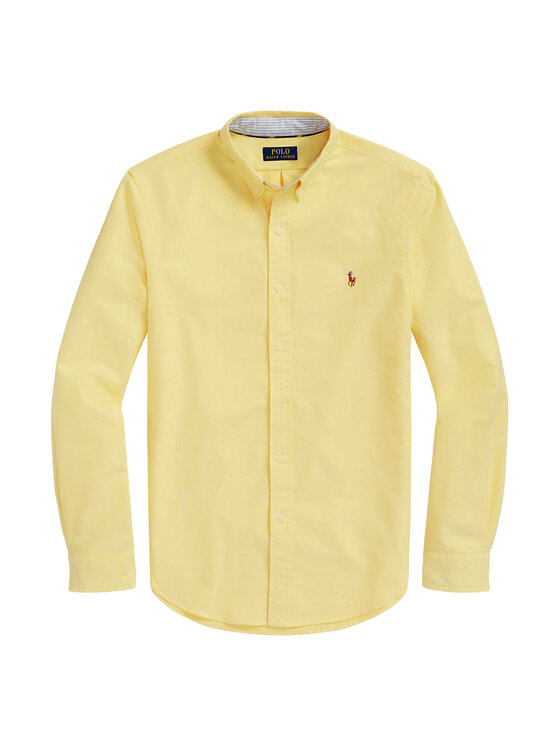 Polo Ralph Lauren Polo Ralph Lauren Marškiniai 710795462004 Geltona Custom Fit