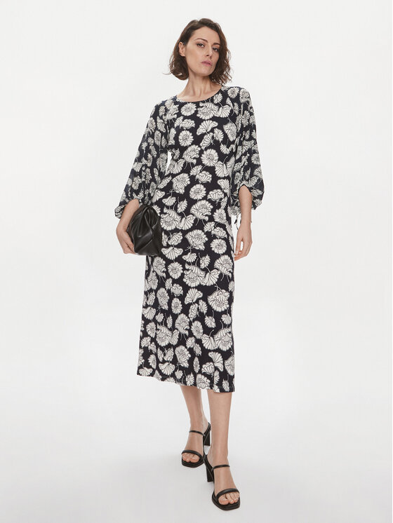 Weekend Max Mara Weekend Max Mara Sukienka codzienna Yellow 2415621071 Granatowy Regular Fit