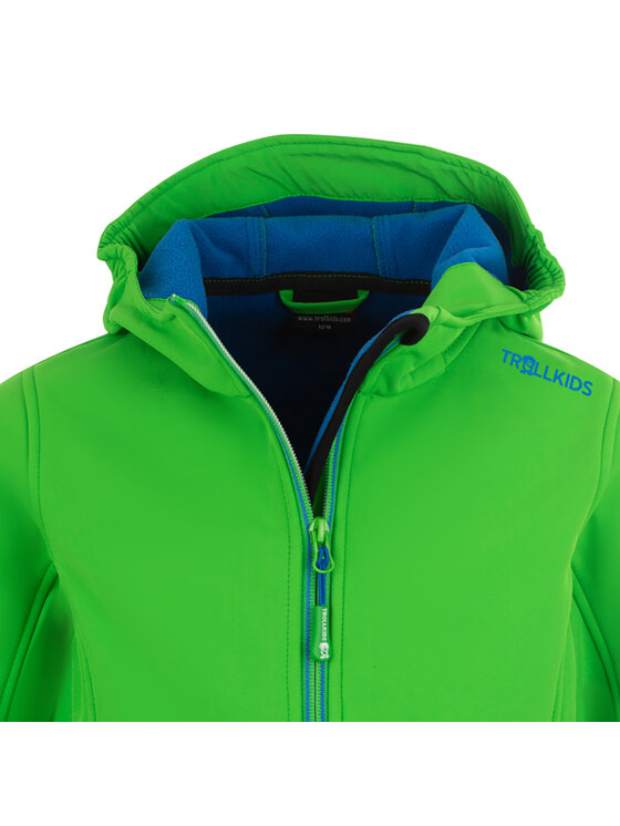 Trollkids Trollkids Kurtka softshell 161-304 Zielony Regular Fit