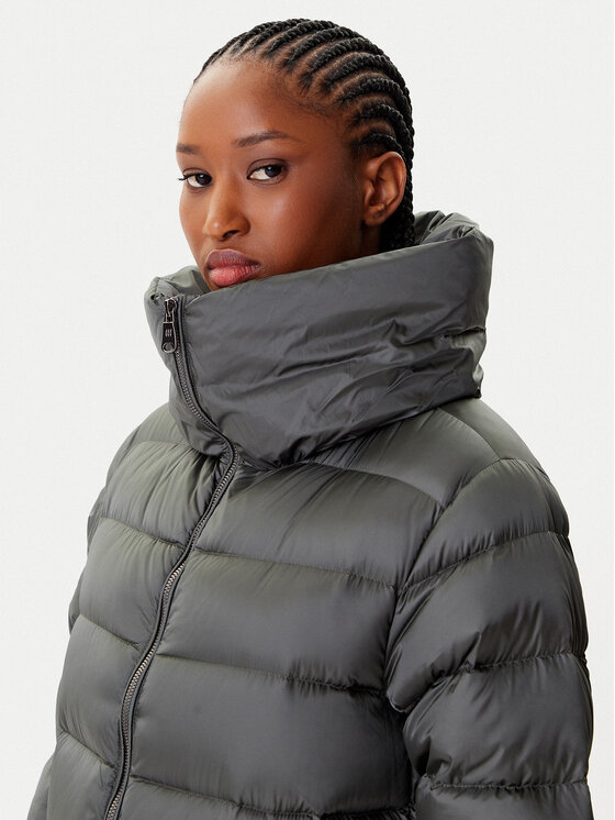 Hetregó Hetregó Пухено яке Clara 8P601 25WD02 Зелен Regular Fit