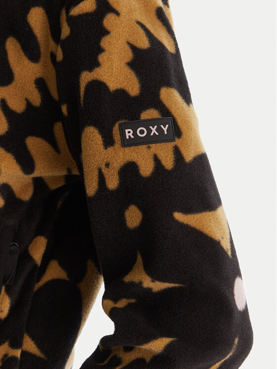 Roxy Roxy Polár kabát Moonrising ERJFT04972 Fekete Regular Fit