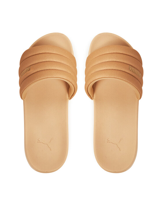 Puma Puma Pantoletten Karmen Slide Puffy Wns Aqua Metallics PU 400679 02 Goldfarben