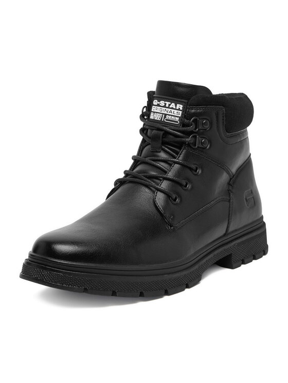 G-STAR G-STAR Šnurovacia obuv G-STAR RAW-CEO-JOHAN-01 Čierna