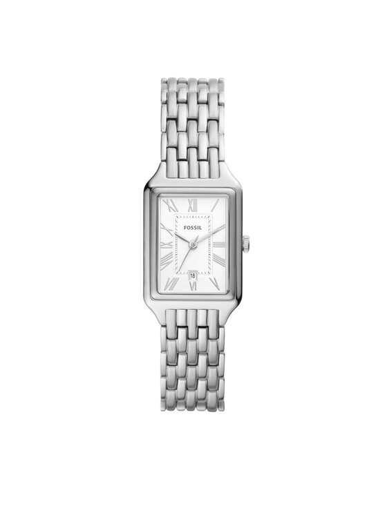 Fossil Fossil Zegarek Raquel ES5221 Srebrny