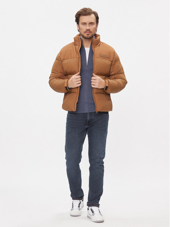 Tommy Hilfiger Tommy Hilfiger Zimska jakna New York MW0MW32770 Rjava Regular Fit
