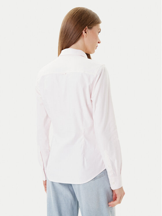 Gant Gant Koszula Shield 4300141 Różowy Slim Fit