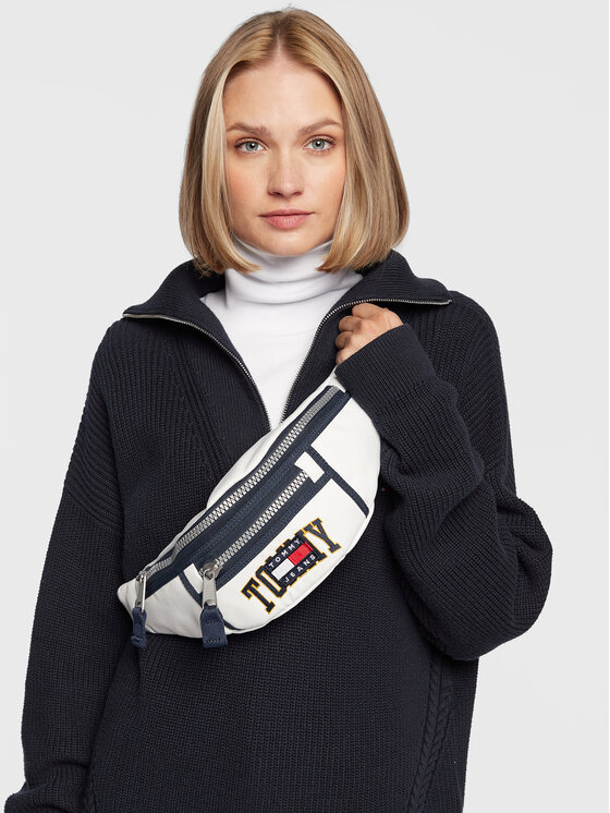 Tommy Jeans Tommy Jeans Ľadvinka Tjw Heritage Bumbag AW0AW11640 Biela