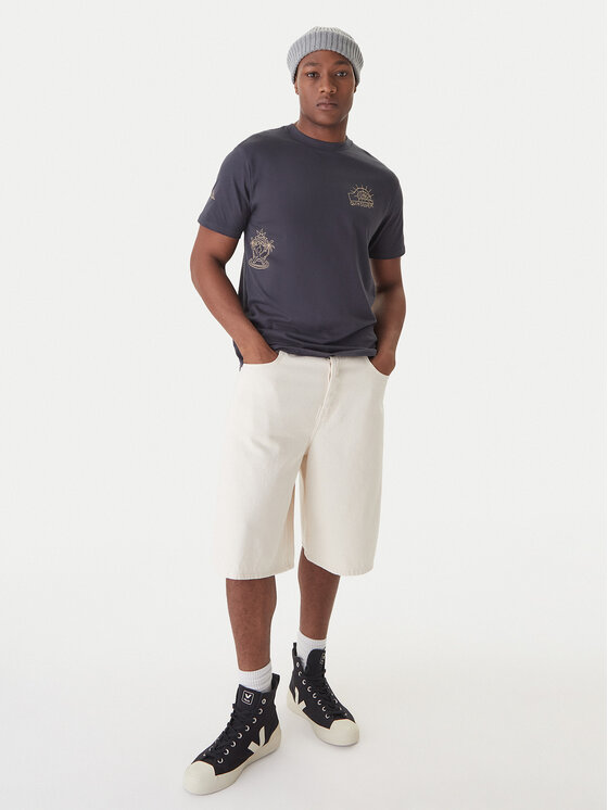 Quiksilver Quiksilver T-krekls Evo Quik Rituals EQYZT08193 Pelēks Regular Fit