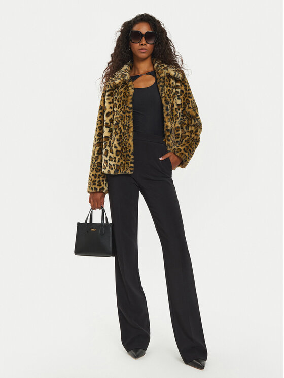 Guess Guess Futro Cecile W4BL3B WGSR0 Brązowy Regular Fit