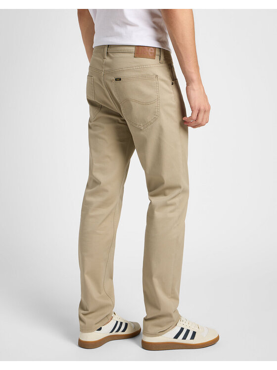 Lee Lee Pantaloni di tessuto DAREN Beige Regular Fit