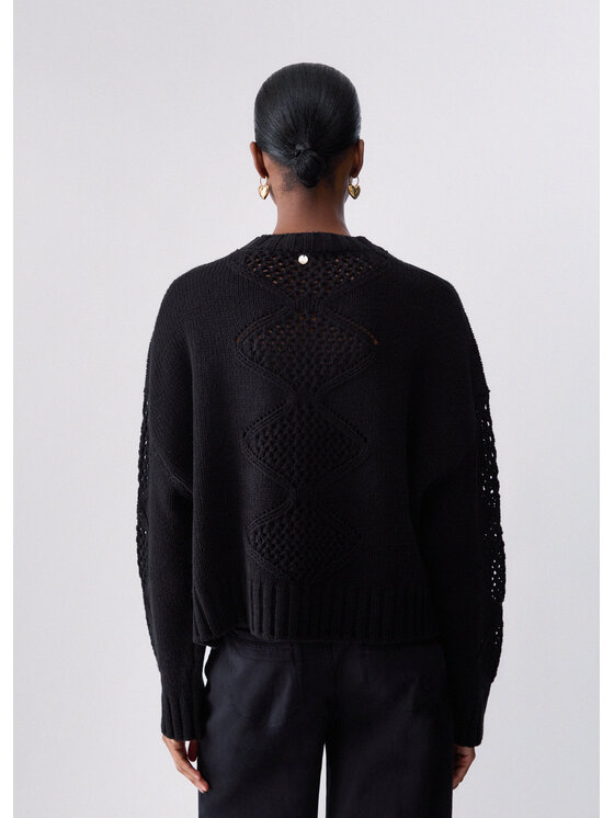 Liu Jo Liu Jo Maglione WF6286MA37R22222 Nero Regular Fit