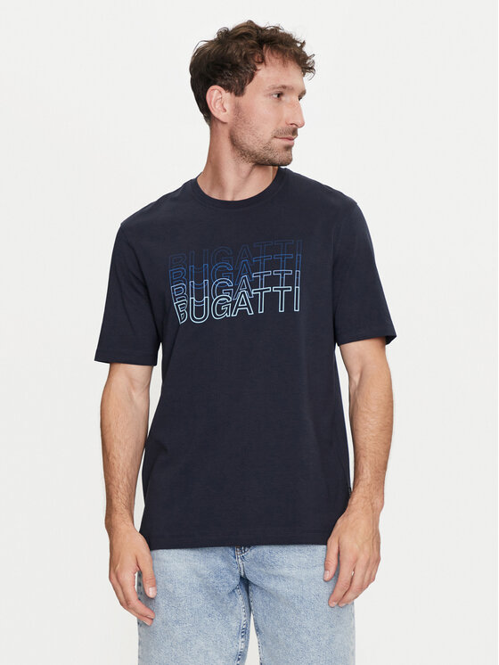 Bugatti T-shirt 8350 55042A Bleu marine Modern Fit