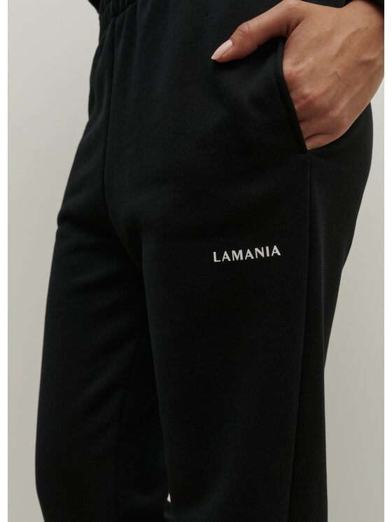 La Mania La Mania Spodnie dresowe COZY 3 Czarny Classic Fit