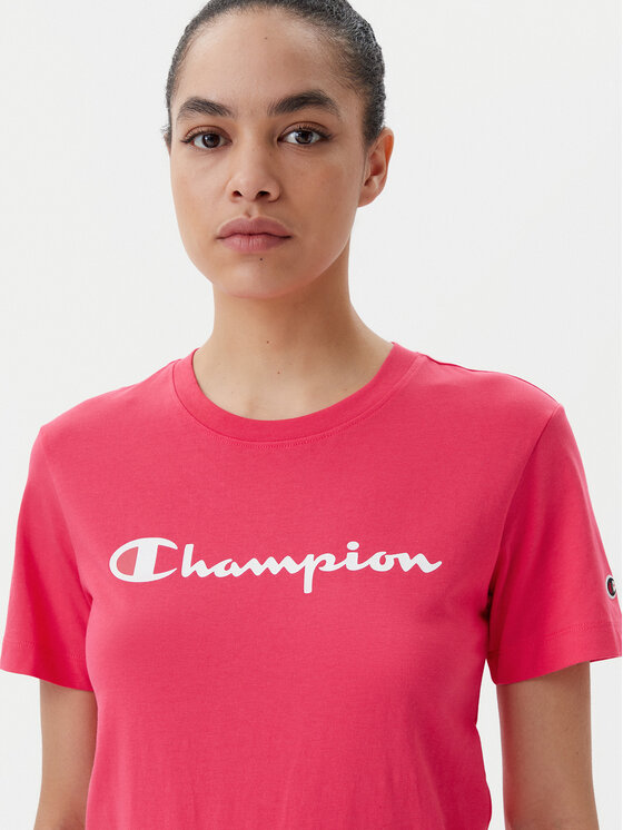 Champion Champion T-Shirt 118090 Koralowy Slim Fit