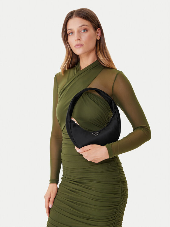 Guess Guess Kabelka Sunetra Mini HWSE75 34720 Čierna