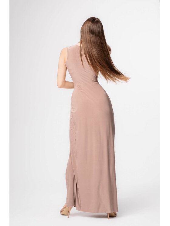 Aurora Aurora Sukienka Bocca Beżowy Feminine Fit