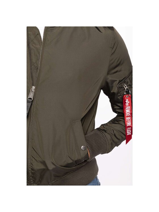 Alpha Industries Alpha Industries Kurtka przejściowa Ma-1 TT Szary Classic Fit