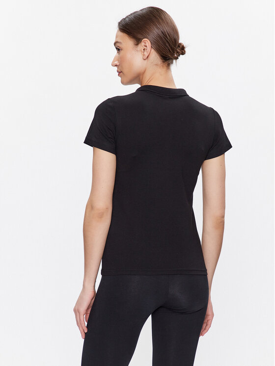 4F 4F Polokošeľa H4Z22-TSD355 Čierna Regular Fit