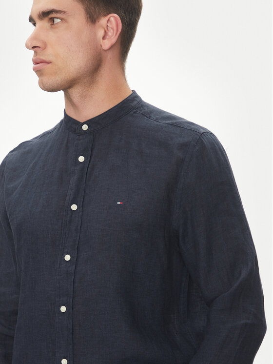 Tommy Hilfiger Tommy Hilfiger Košile MW0MW39271 Tmavomodrá Regular Fit